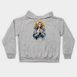 Mary the Mother of Jesus Kids Hoodie